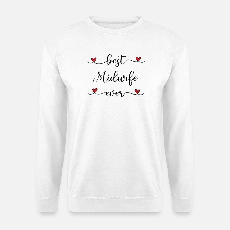 Hebamme - Unisex Pullover - Weiß