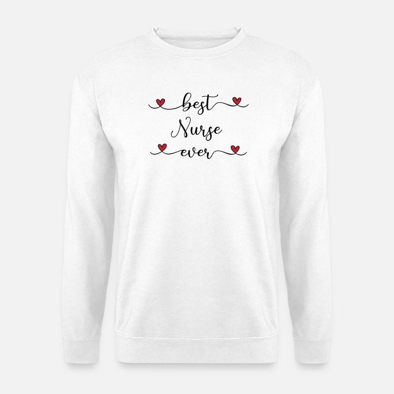 beste Krankenschwester - Unisex Pullover - Weiß