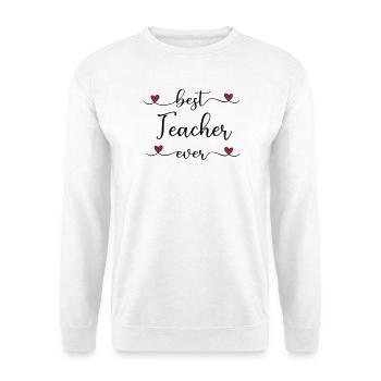 Best Teacher - Unisex Sweatshirt - white - Front