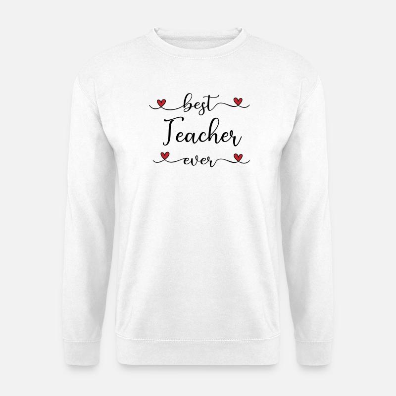 Bester Lehrer - Unisex Pullover - Weiß