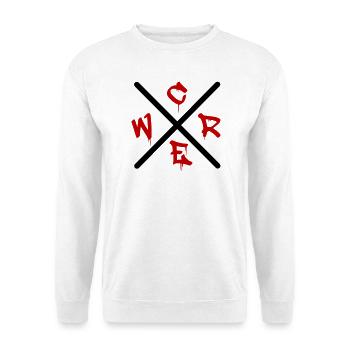 Graffiti GREW  - Unisex Pullover - Weiß - Vorne