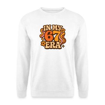 In My 67 Era Italian Brainrot Humor Birthday - Unisex Sweatshirt - white - Front