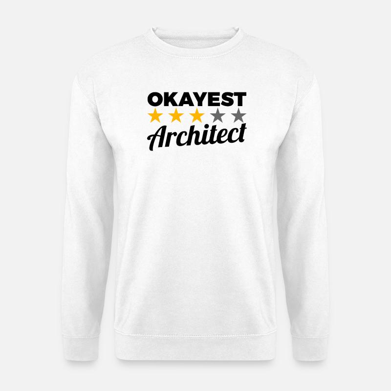 Almindelig arkitekt - Unisex sweater - hvid