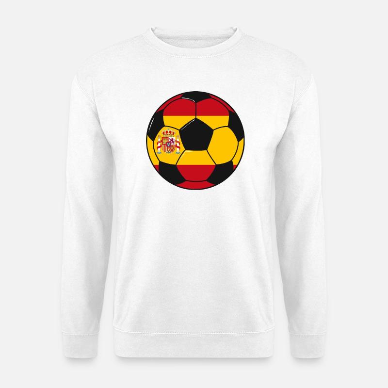 Football_team_Spain - Unisex Pullover - Weiß