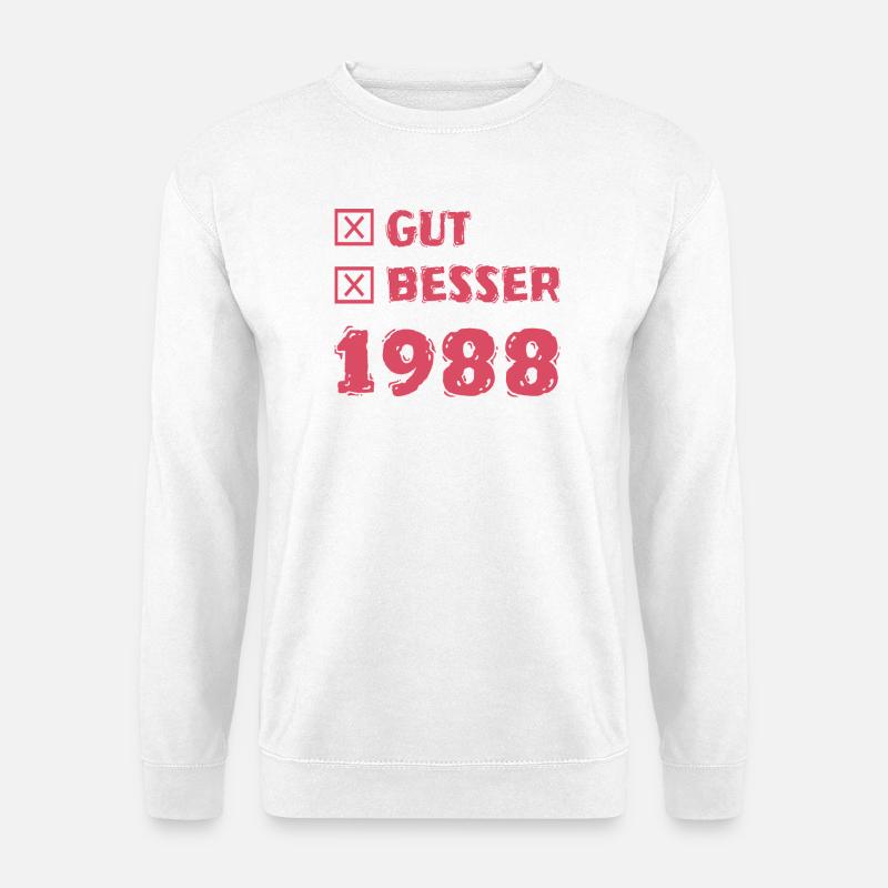 Besser 1988 - Unisex Pullover - Weiß