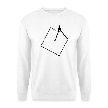 Compasses - Unisex Sweatshirt - white - Front