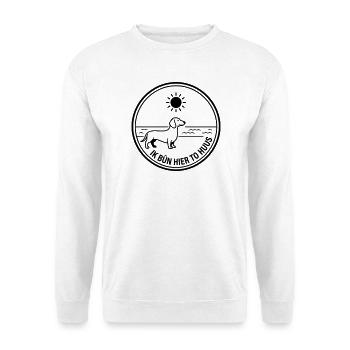 Patrie du nord de l’Allemagne du nord de l’Allemagne à huus - Sweat-shirt Unisexe - blanc - Devant