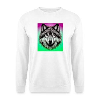 Wolf - Unisex Sweatshirt - white - Front