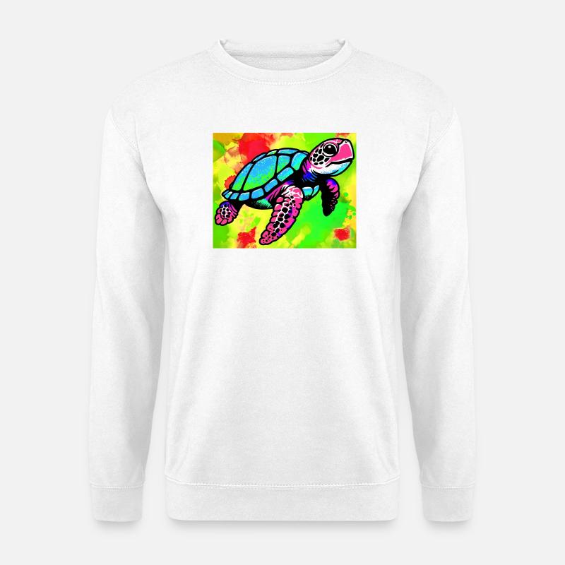 turtle - Unisex Sweatshirt - white
