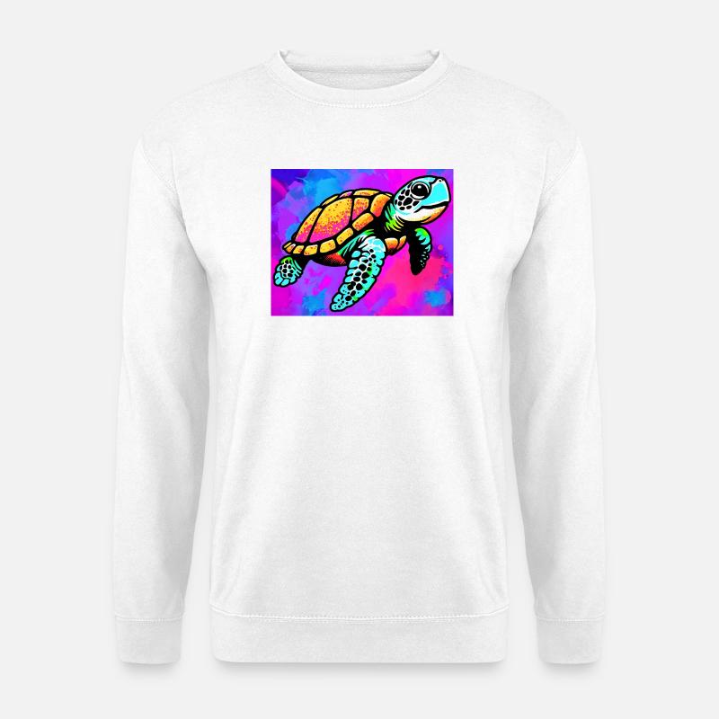 turtle - Unisex Sweatshirt - white