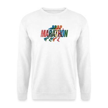 Marathon Farbenlauf - Unisex Pullover - Weiß - Vorne