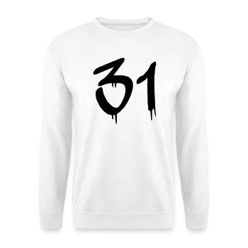 31 - Unisex Sweatshirt - white - Front