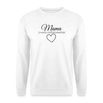 Mama Chaos Coordinator - Unisex Pullover - Weiß - Vorne