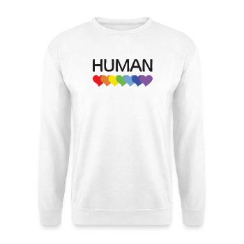 LGBTQ-Pride-Monat – Wir sind alle Menschen - Unisex Pullover - Weiß - Vorne