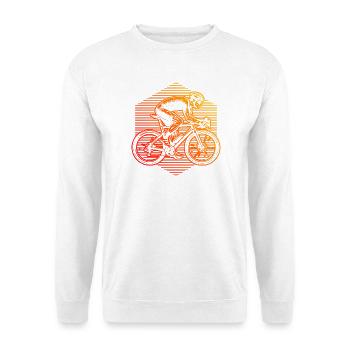 Geschenkidee für einen Roadbike mit Roadbike - Unisex Pullover - Weiß - Vorne - Alina (178cm) & Michal (187cm)