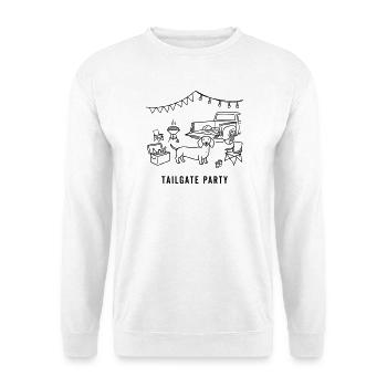 tailgate party dackel - Unisex Pullover - Weiß - Vorne
