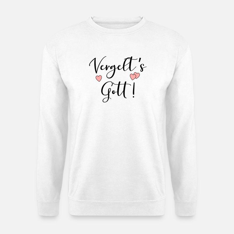 Christlich Danke Gott - Unisex Pullover - Weiß