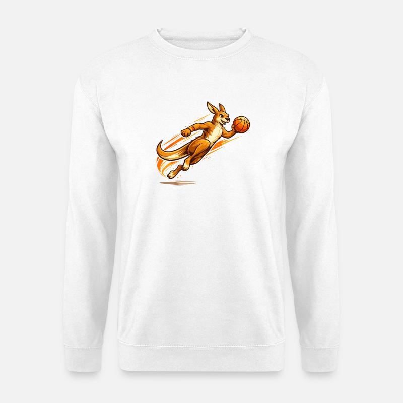 Känguru Korbwurf - Unisex Pullover - Weiß