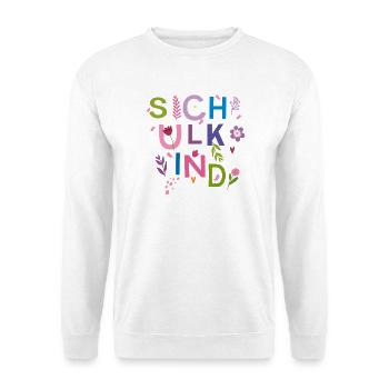 Schulkind  - Unisex Pullover - Weiß - Vorne