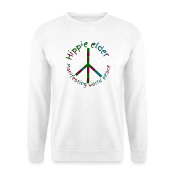 Hippies peace - Unisex Sweatshirt - white - Front