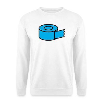 Tape Roll Comic - Unisex Sweatshirt - white - Front
