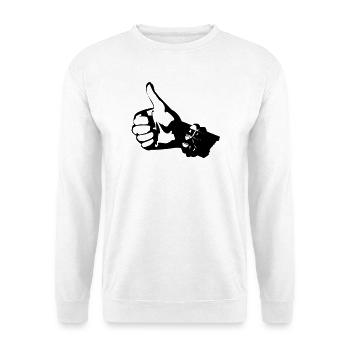 Punkrock Tramper - Unisex Pullover - Weiß - Vorne