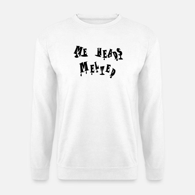 Meine Köpfe sind dahingeschmolzen - Unisex Pullover - Weiß