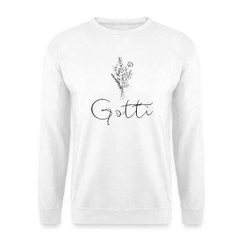 Gotti - Geschenk Patentante, Gotte  - Unisex Pullover - Weiß - Vorne