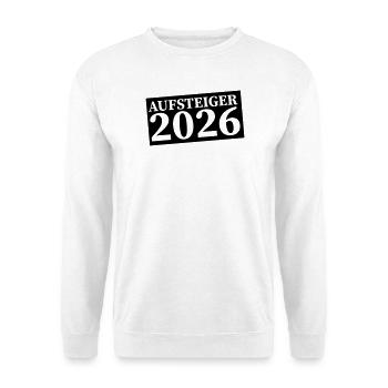 aufsteiger_2026 - Unisex Pullover - Weiß - Vorne