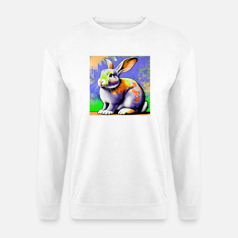 rabbit - Unisex Sweatshirt - white
