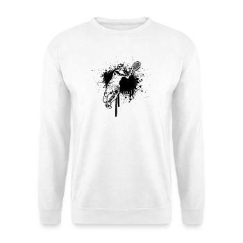 Idée cadeau pour un tennis avec tennis - Sweat-shirt Unisexe - blanc - Devant