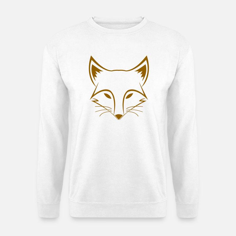 Fuchs - Unisex Pullover - Weiß