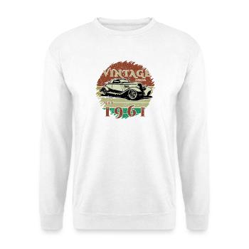 65e anniversaire - Classiques - Millésime depuis 05/1961 - Sweat-shirt Unisexe - blanc - Devant