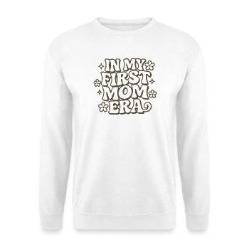 Erster Muttertag Mama Geschenkidee Familie Groovy - Unisex Pullover - Weiß - Vorne