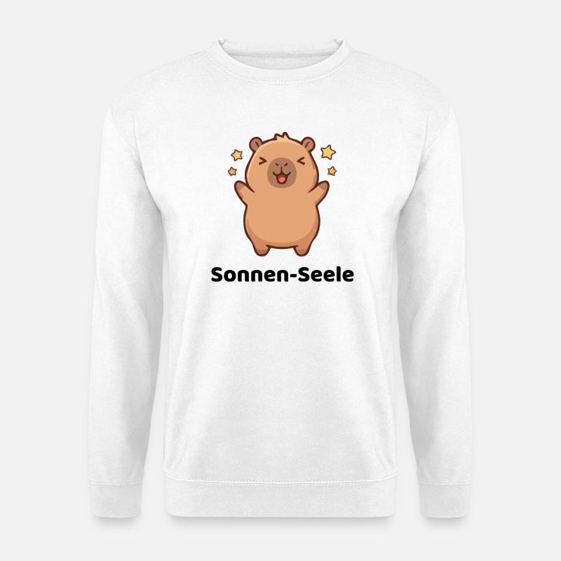 Sonnen-Seele  - Unisex Pullover - Weiß