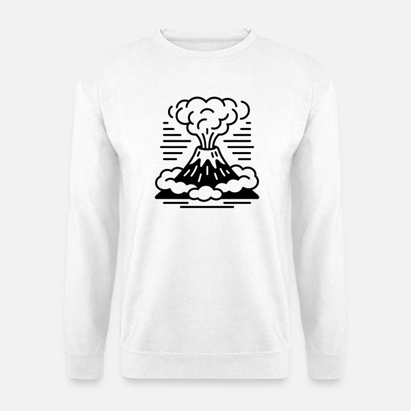 volcano - Unisex Sweatshirt - white