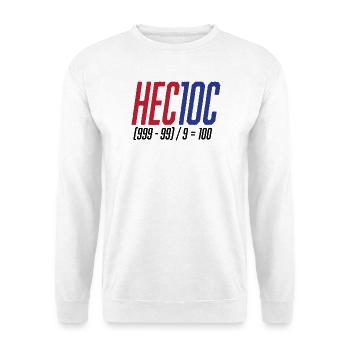 Hectoc Mental Arithmetic Game, Math - Unisex Sweatshirt - white - Front