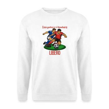 Ball Duel Libero: Everywhere & Nowhere - Unisex Sweatshirt - white - Front