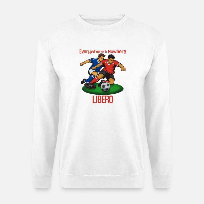 Ball Duel Libero: Everywhere & Nowhere - Unisex Sweatshirt - white