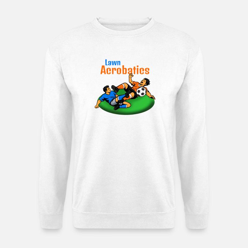 Lawn Acrobats Soccer Acrobats (Blood Slide) - Unisex Sweatshirt - white