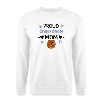 Proud Chow Mother, Chow-chow - Unisex Sweatshirt - white - Front