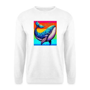 Wal - Unisex Pullover - Weiß - Vorne