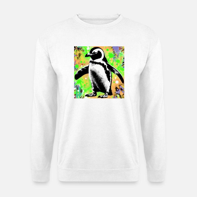 Pinguin - Unisex Pullover - Weiß