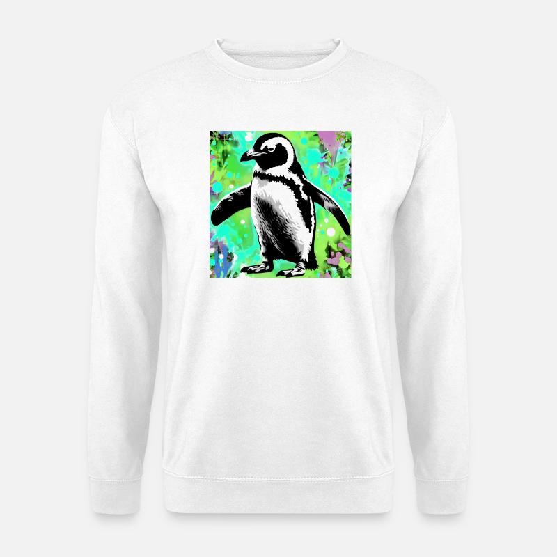 Pinguin - Unisex Pullover - Weiß