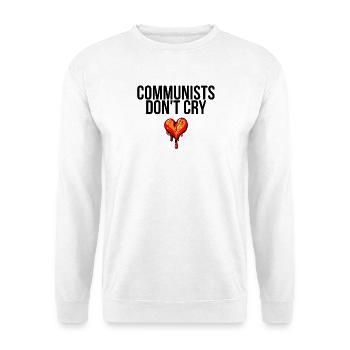 communists don't cry - Unisex Sweatshirt - white - Front