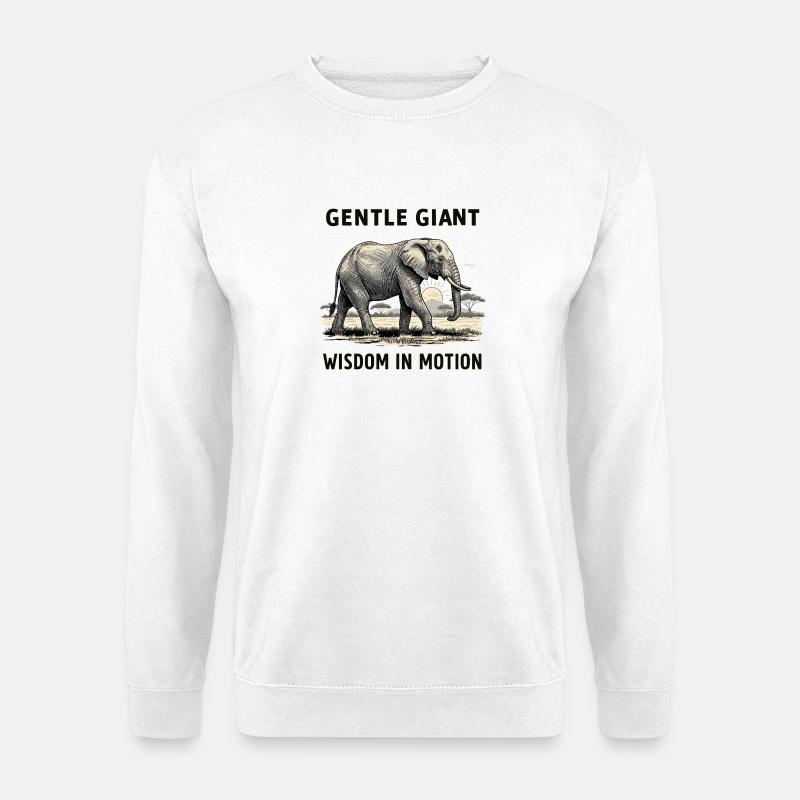 Elephant - Unisex Sweatshirt - white