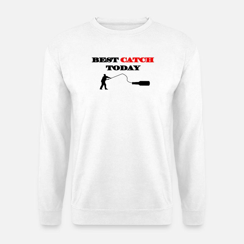 Bester Fang heute - Unisex Pullover - Weiß