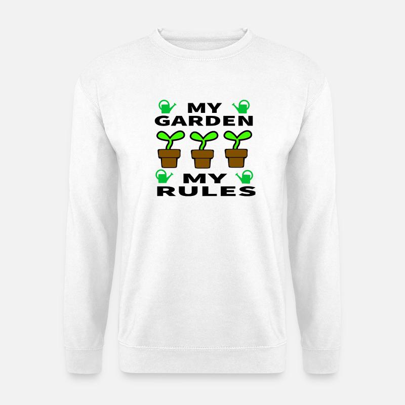 Garten - Unisex Pullover - Weiß