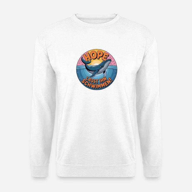 Hope/ Timmy der Wal in der Ostsee - Unisex Pullover - Weiß