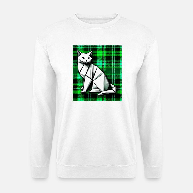 Katze - Unisex Pullover - Weiß